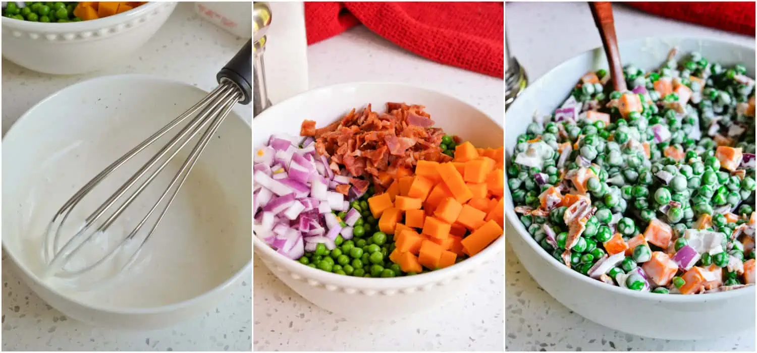 How to make pea salad