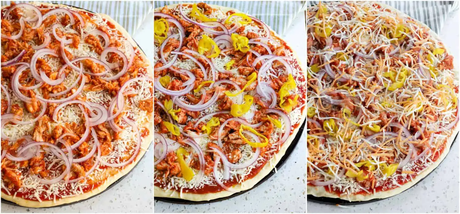 How to make barbecue chicken pizza