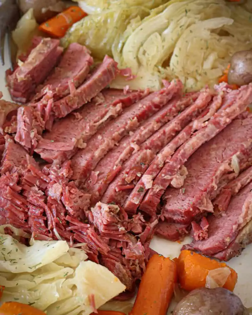 This slow cooker corned beef recipe is delicious, easy, and dependable, with minimal prep time and minimal ingredients.
