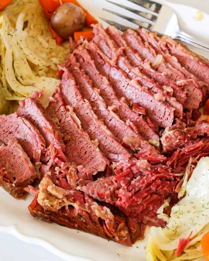 This slow cooker corned beef recipe is easy and dependable, with minimal prep time and minimal ingredients.