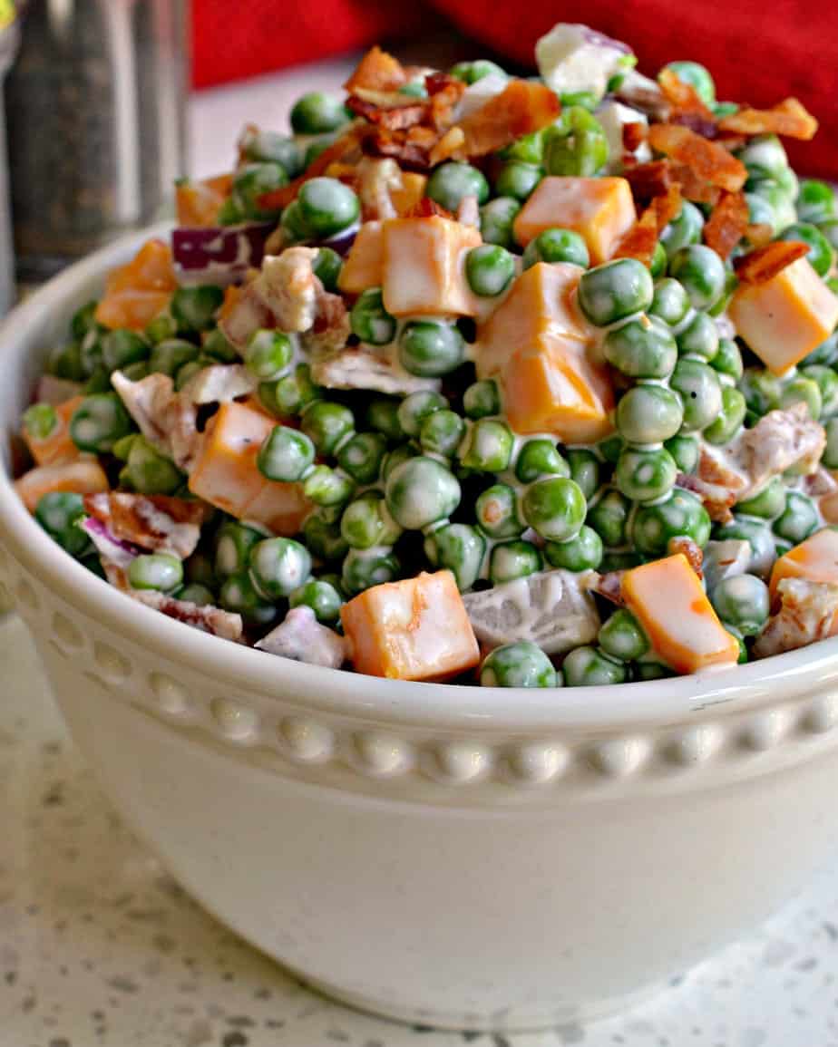 Creamy Pea Salad Recipe