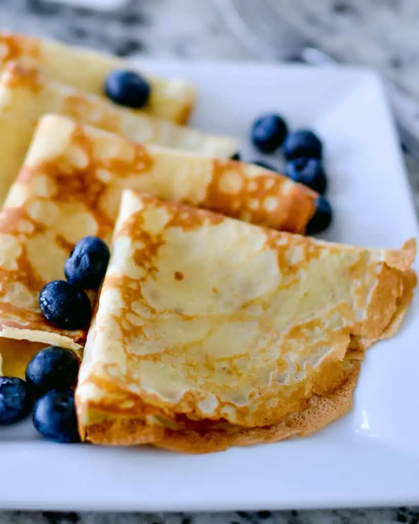 Combine crepes with fresh fruit and whipped cream for a fun breakfast or dessert treat.