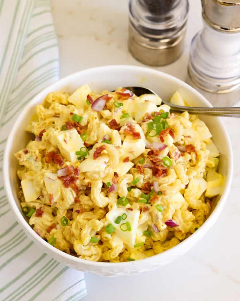 Deviled Egg Pasta Salad