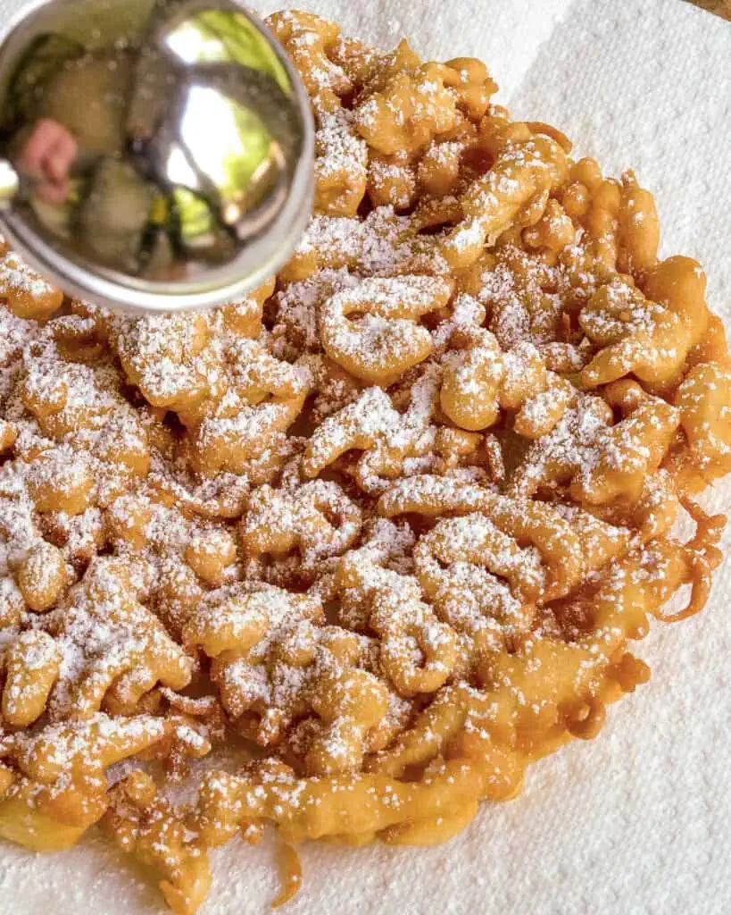 These fun and crispy treats taste so good straight out of the frying pan and sprinkled with powdered sugar