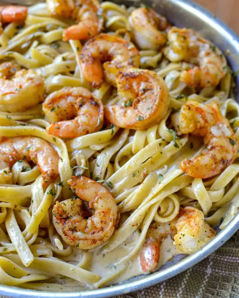 Cajun Shrimp Pasta is my idea of a perfect meal.  Absolutely delicious, quick, dependable and easy.
