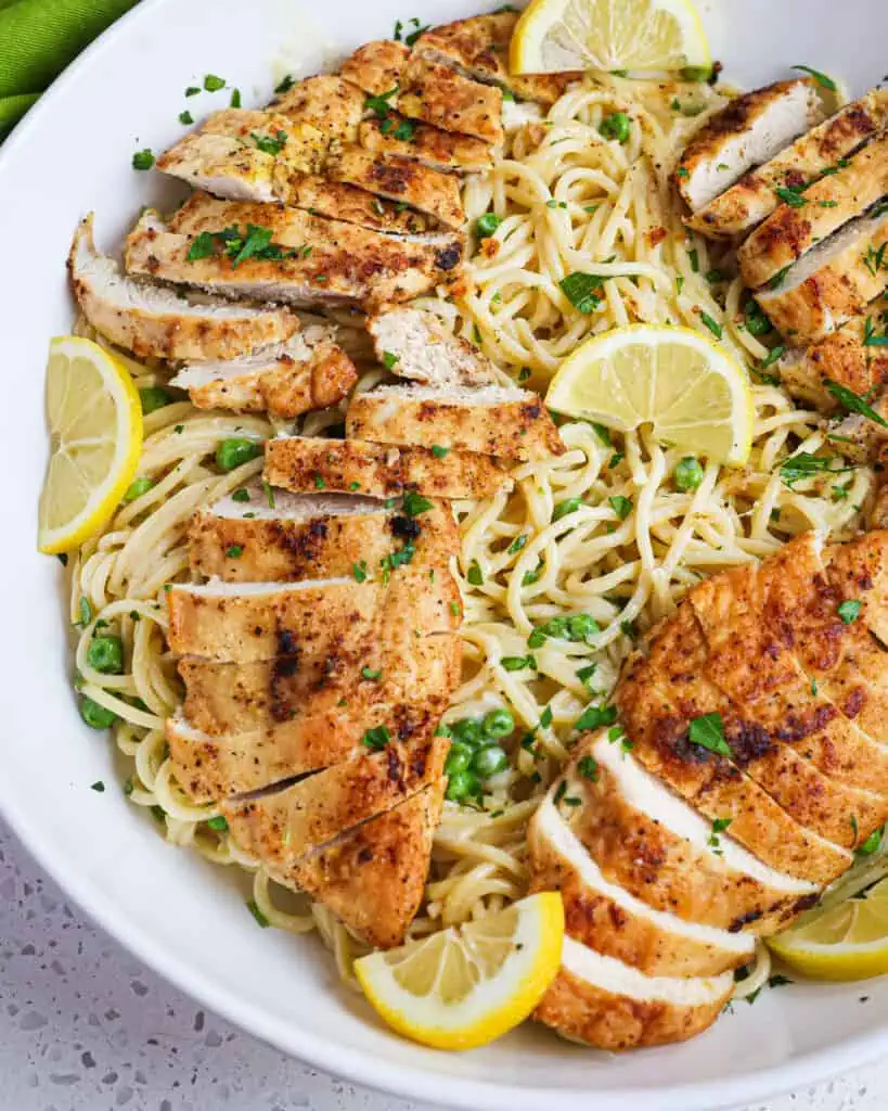 This creamy lemon chicken pasta recipe is the perfect blend of tangy and savory flavors. With tender chicken and al dente pasta, it's a dish that will have your taste buds singing.