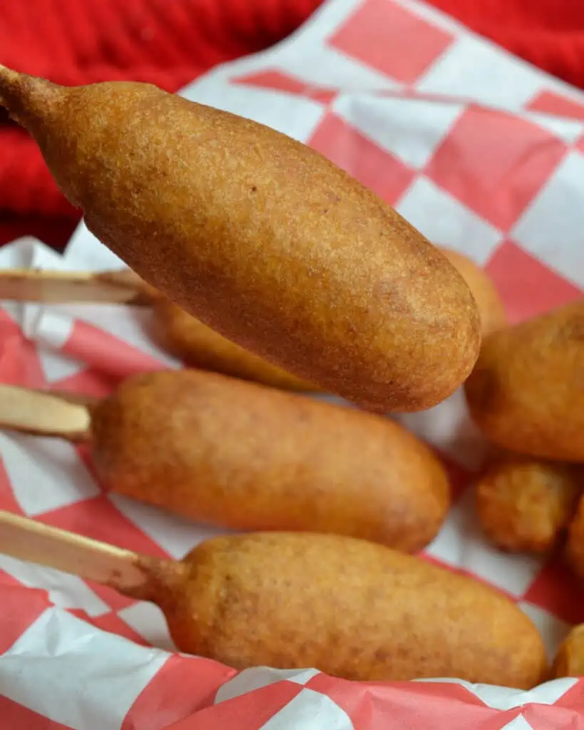 Now you too can make better than fair Corn Dogs right in your own kitchen. 