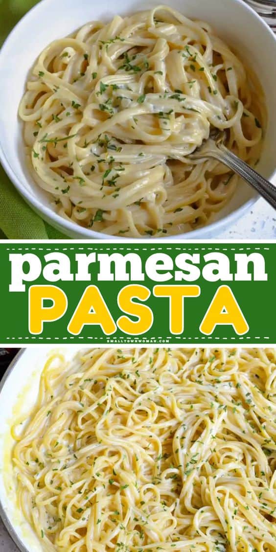 Parmesan Pasta Recipe One Skillet Parmesan Pasta Preset Pinterest