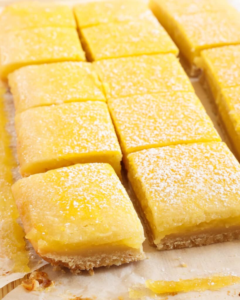 Indulge in these sweet and tangy lemon bars with the easiest and most delicious recipe! 