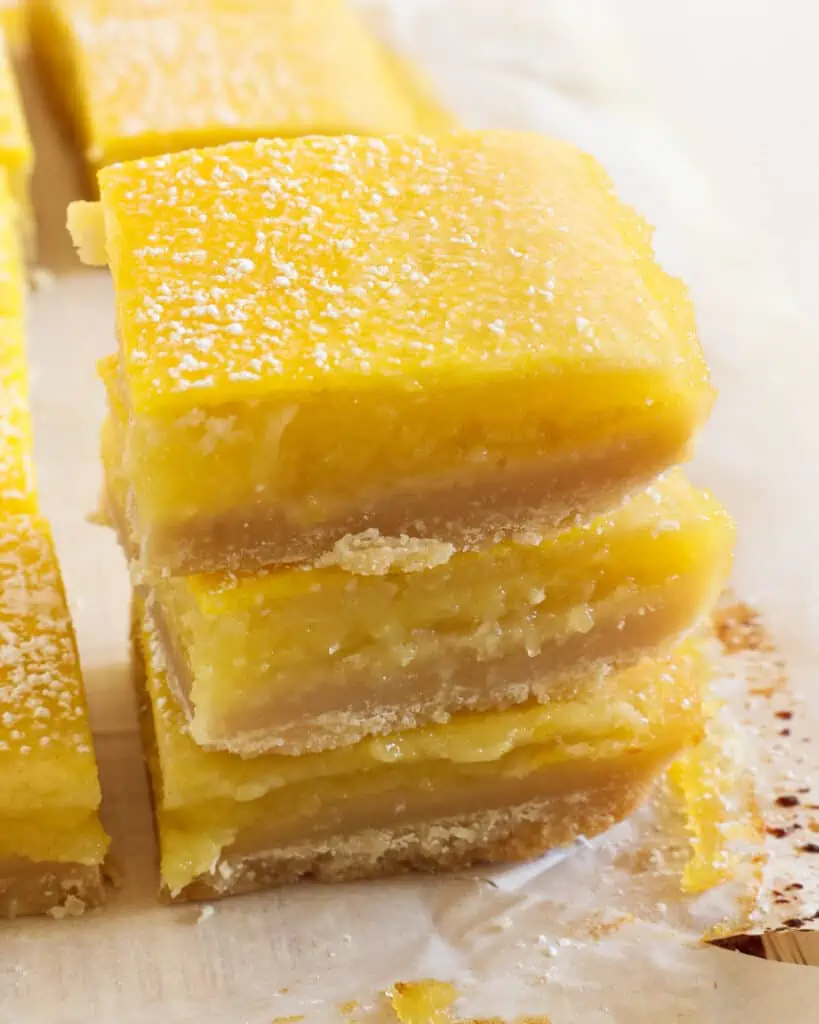 With a buttery crust and tangy lemon filling, these bars will surely be a hit with everyone.