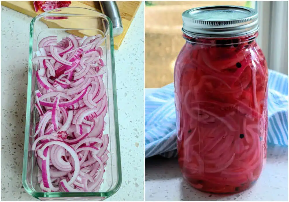 How to pickle red onions