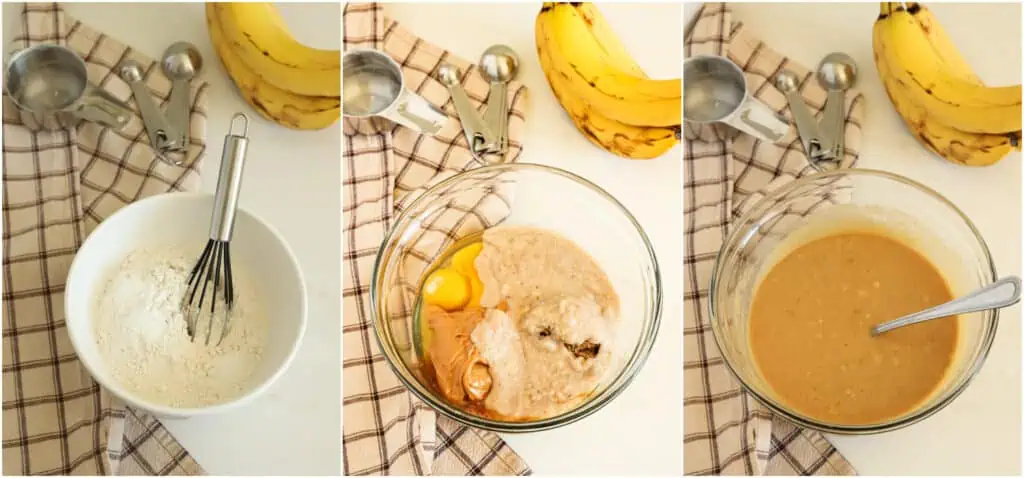 How to make peanut butter banana bread