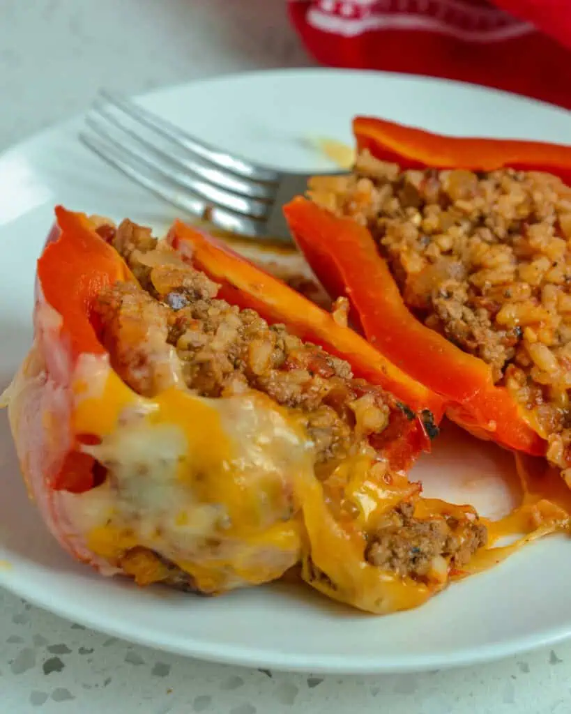 If you love stuffed peppers but also love all the flavors of Mexican and Tex-Mex food, then this recipe is right up your alley. 