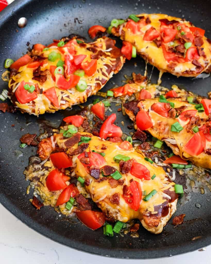 This delicious one-pan Monterey chicken recipe is perfect for a quick, easy weeknight dinner. 