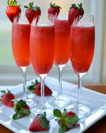 Strawberry Mimosas