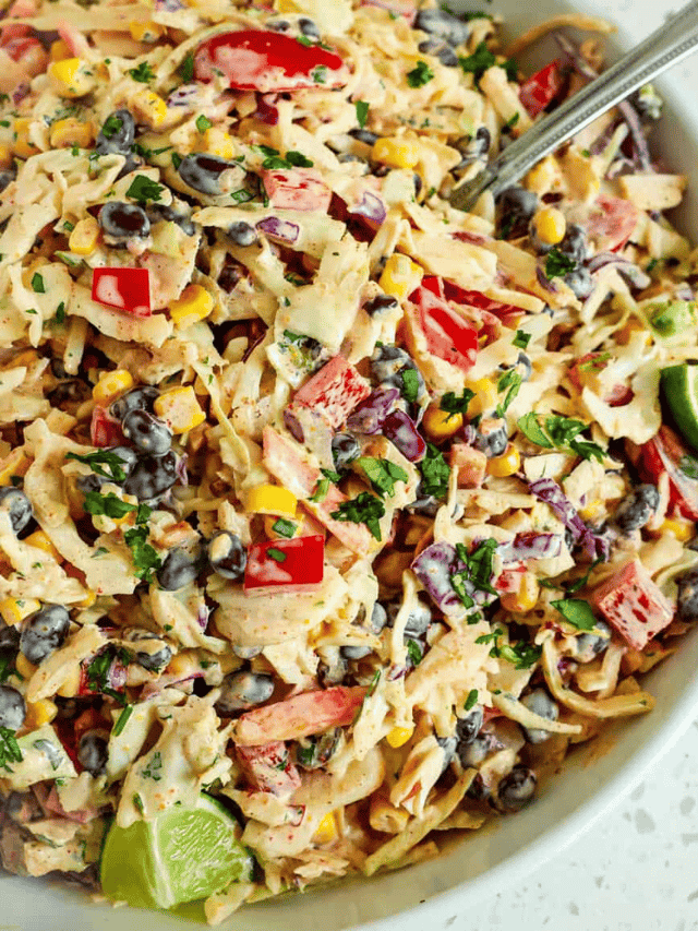 Easy Mexican Coleslaw