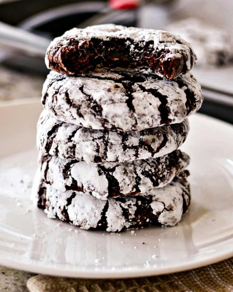 Chocolate Crinkle Cookie Recipe | Small Town Woman