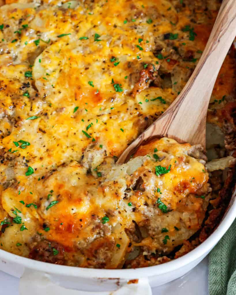 Hamburger and Potato Casserole