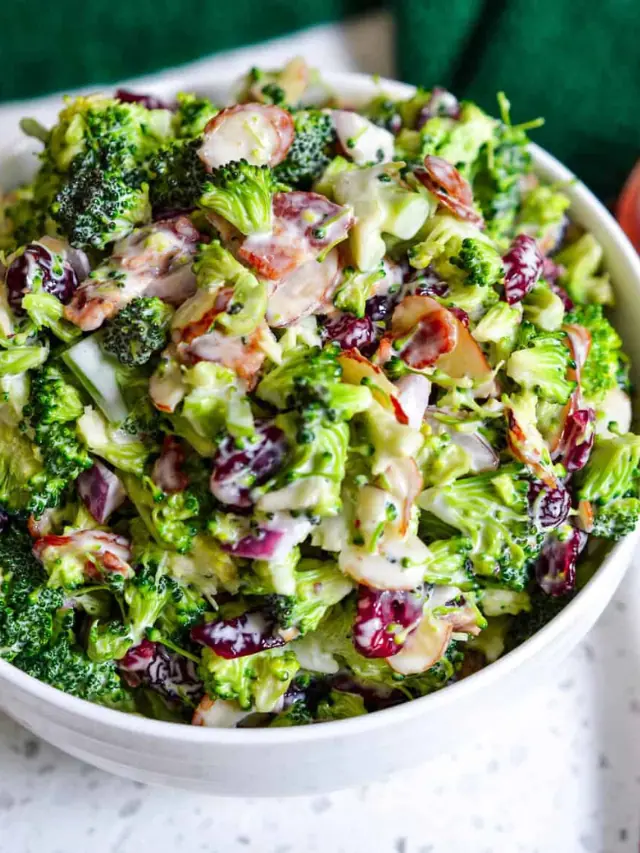 The Best Broccoli Salad