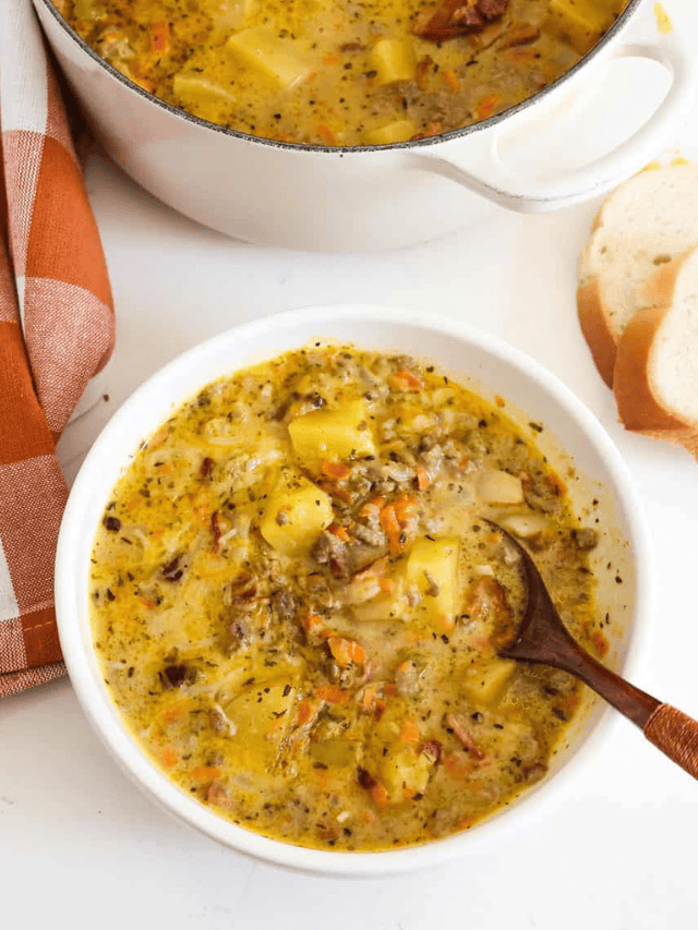 Cheeseburger Soup