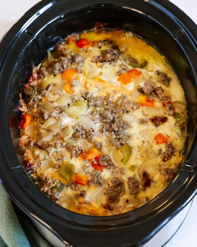 Crock Pot Egg Casserole