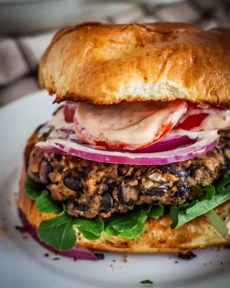 Spicy Black Bean Burger Recipe