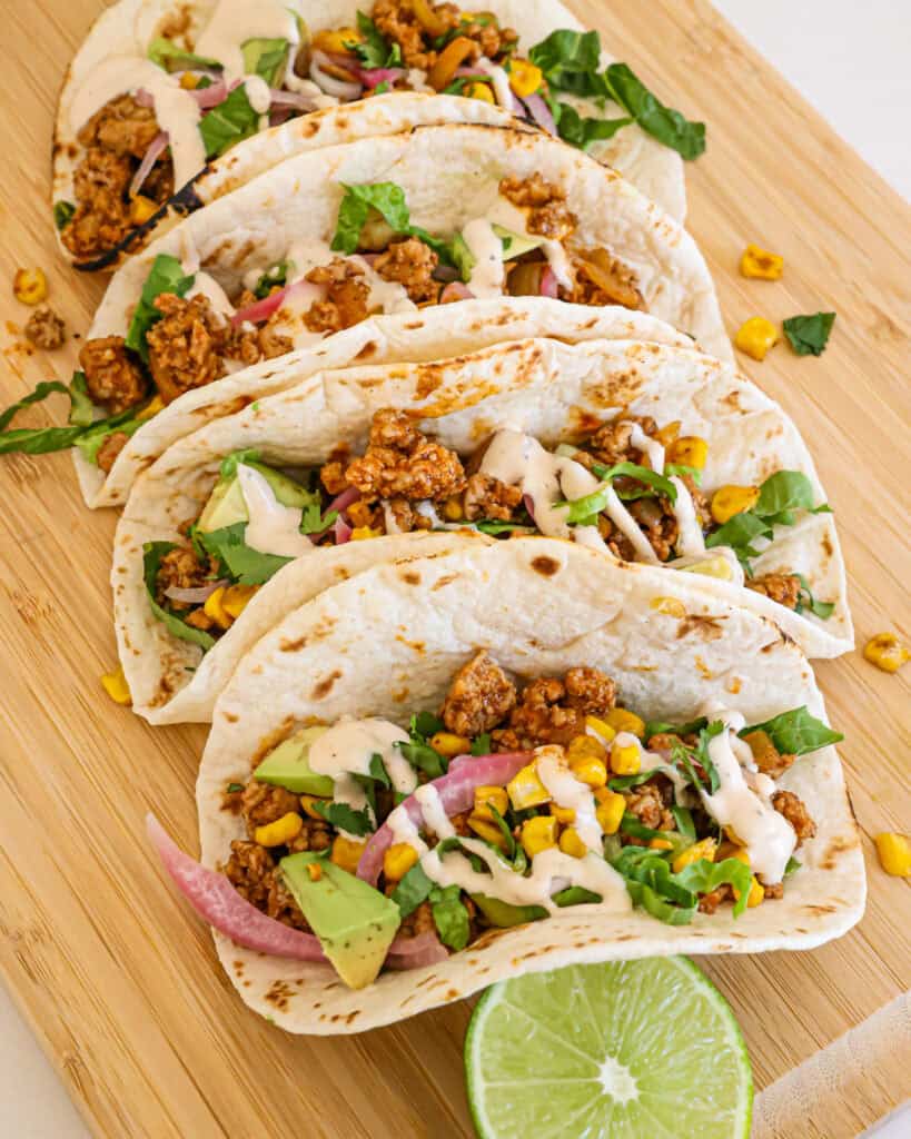 Ground Pork Tacos