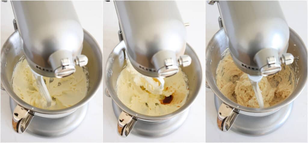 Some of the steps to making gooey butter cookies. First, beat the butter until smooth on medium speed using a stand mixer with the paddle attachment or a handheld mixer. Add the cream cheese and beat on medium speed until blended and creamy.

Reduce the speed to medium-low and add the egg and vanilla extract. Mix until incorporated. Add the cake mix and continue mixing until blended, scraping down the bowl and beater as needed. The dough will be thick and slightly sticky.