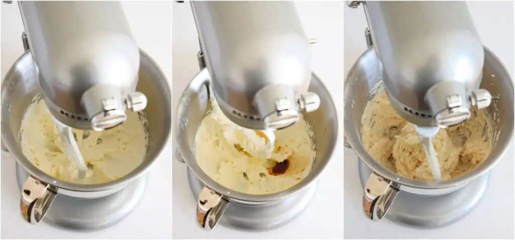 Some of the steps to making gooey butter cookies. First, beat the butter until smooth on medium speed using a stand mixer with the paddle attachment or a handheld mixer. Add the cream cheese and beat on medium speed until blended and creamy.

Reduce the speed to medium-low and add the egg and vanilla extract. Mix until incorporated. Add the cake mix and continue mixing until blended, scraping down the bowl and beater as needed. The dough will be thick and slightly sticky.