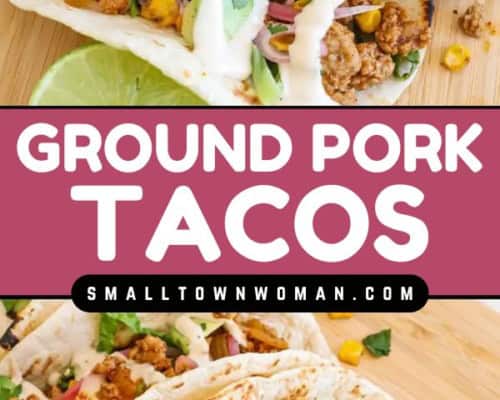 Ground Pork Tacos