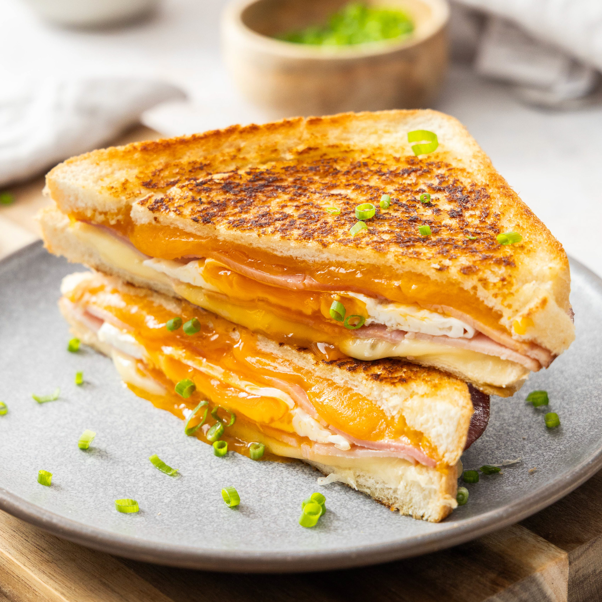 Fried Egg Breakfast Sandwich