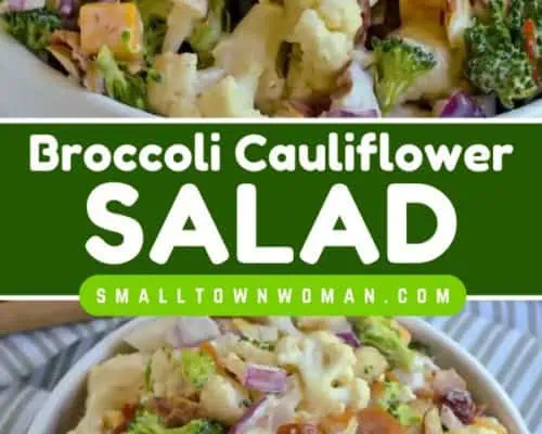 Broccoli Cauliflower Salad