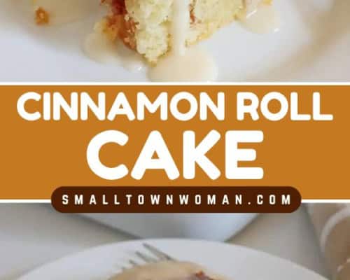 Cinnamon Roll Cake