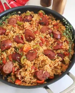 Sausage and Rice