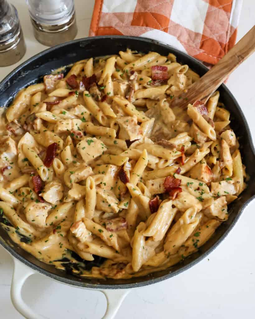 Chicken Bacon Ranch Pasta