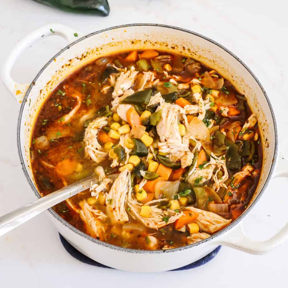 Chicken Poblano Soup