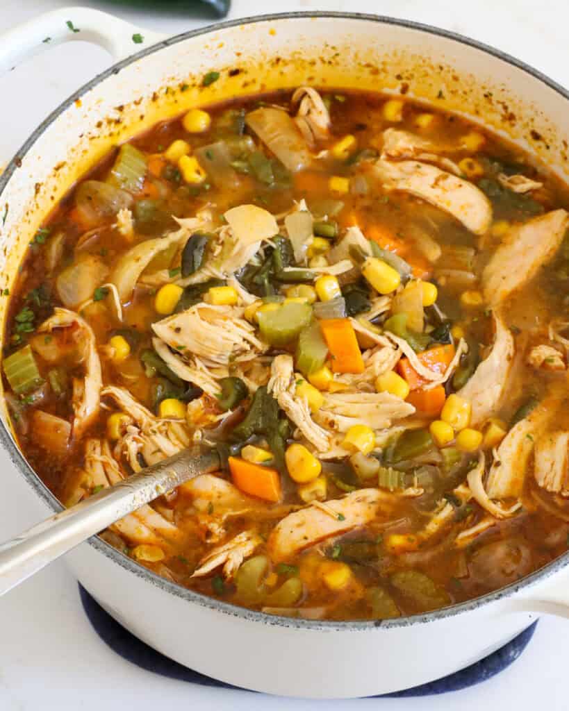 Chicken Poblano Soup