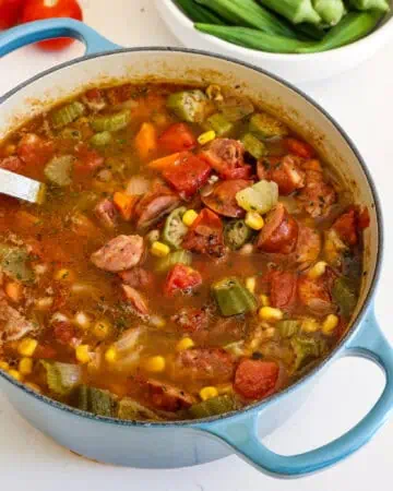 Sausage and Okra Soup