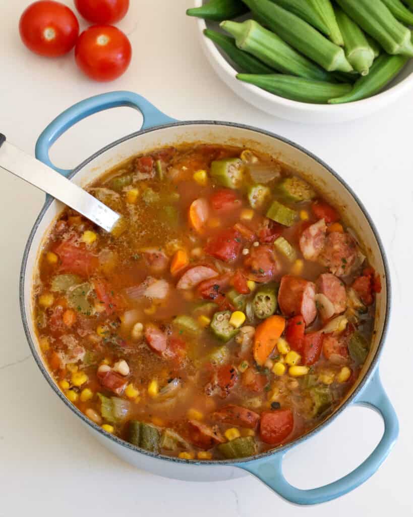 Sausage and Okra Soup