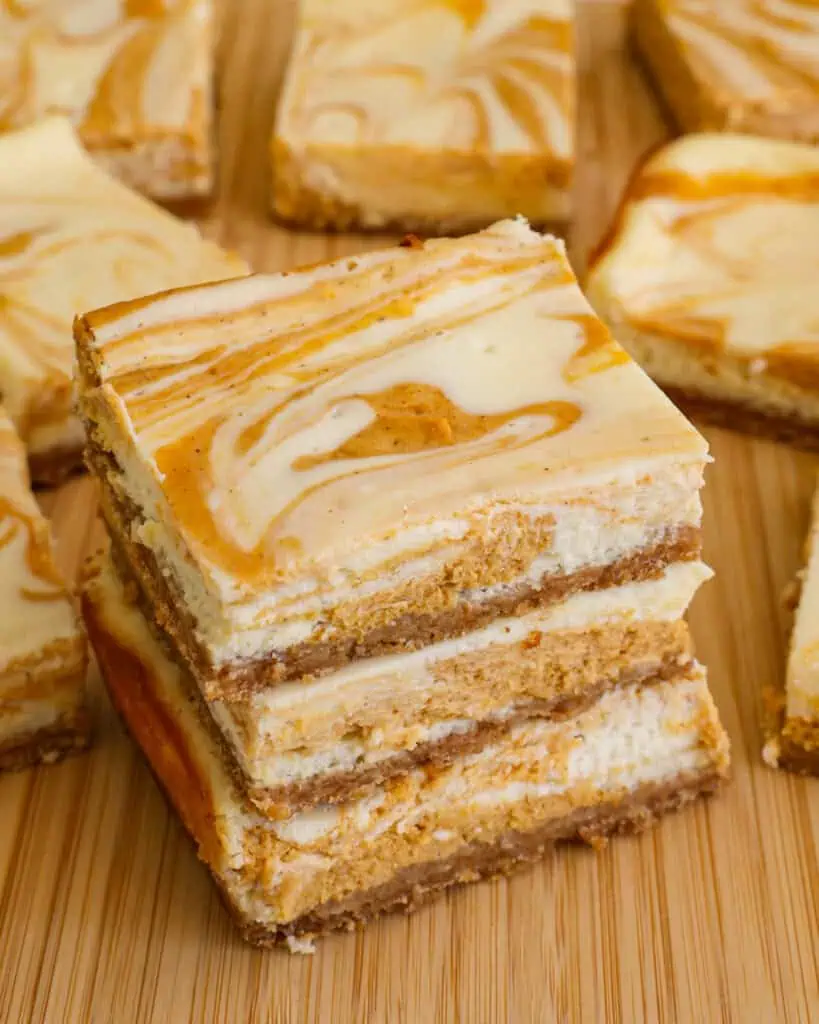 Pumpkin Cheesecake Bars