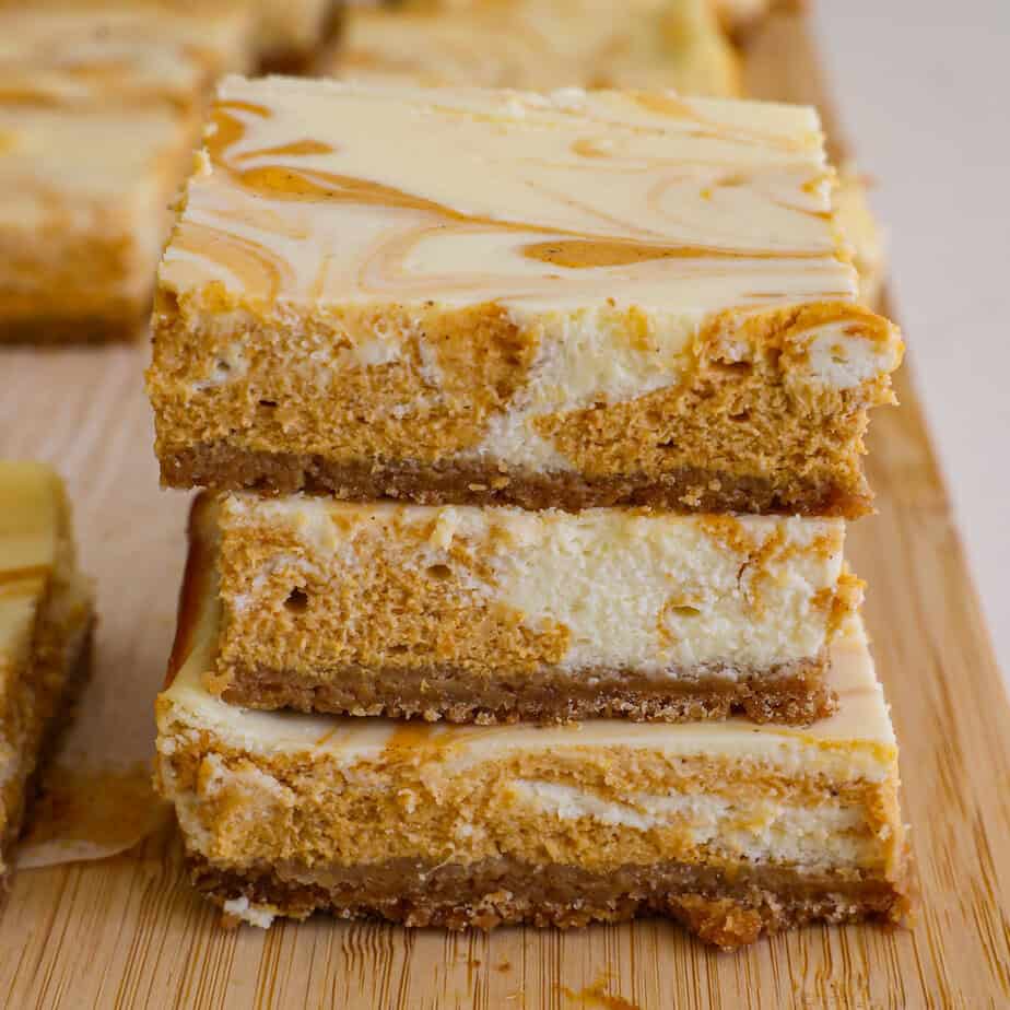 Pumpkin Cheesecake Bars