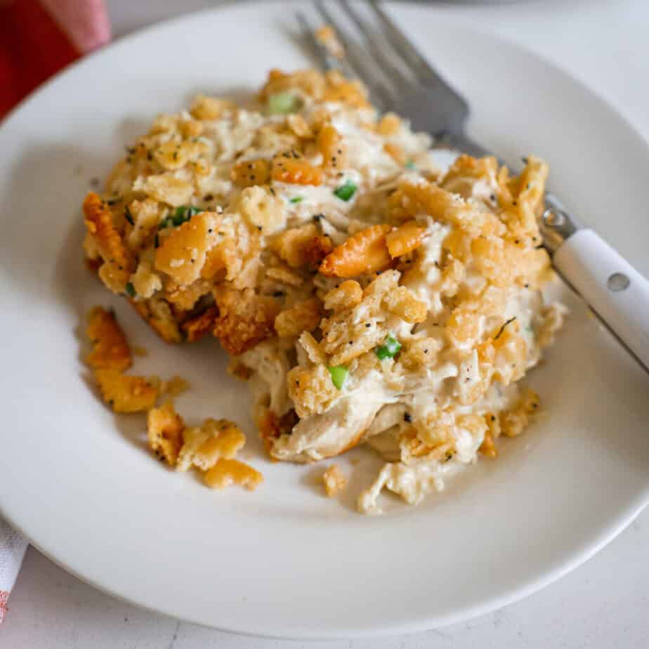 Ritz Cracker Chicken Casserole