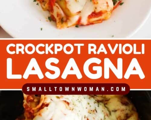 Crockpot Ravioli Lasagna