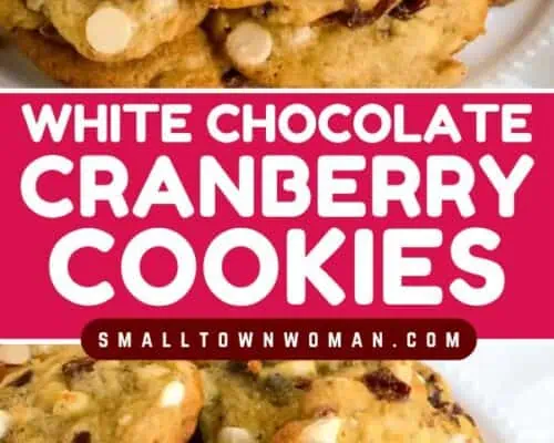 White Chocolate Cranberry Cookies