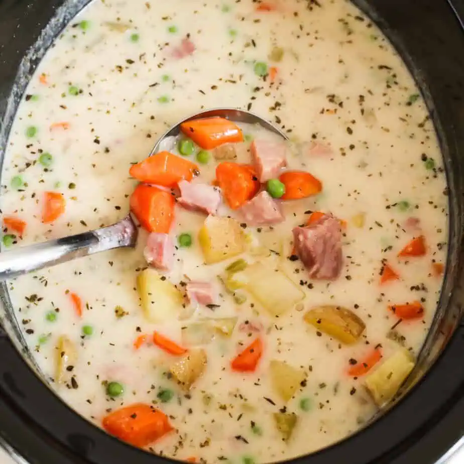 Crockpot Ham and Potato Soup