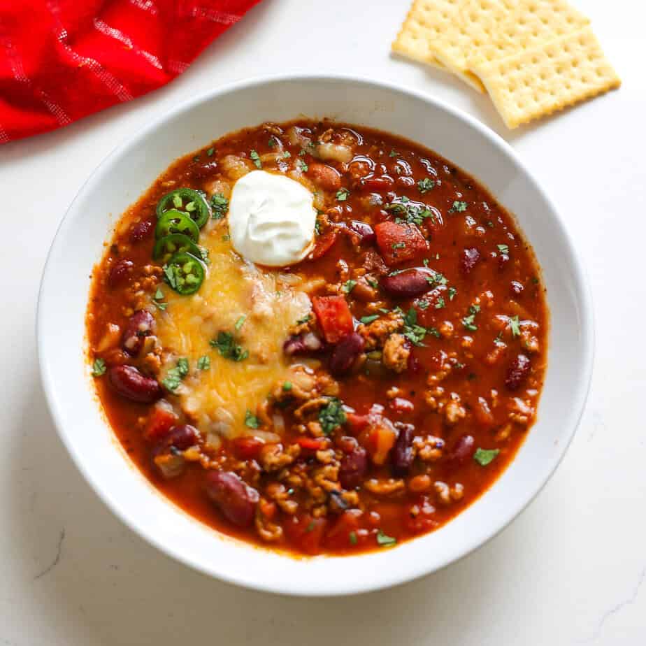 Crockpot Turkey Chili