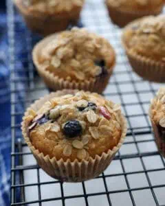 Blueberry Oatmeal Muffins