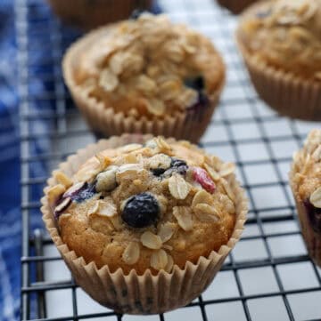 Blueberry Oatmeal Muffins