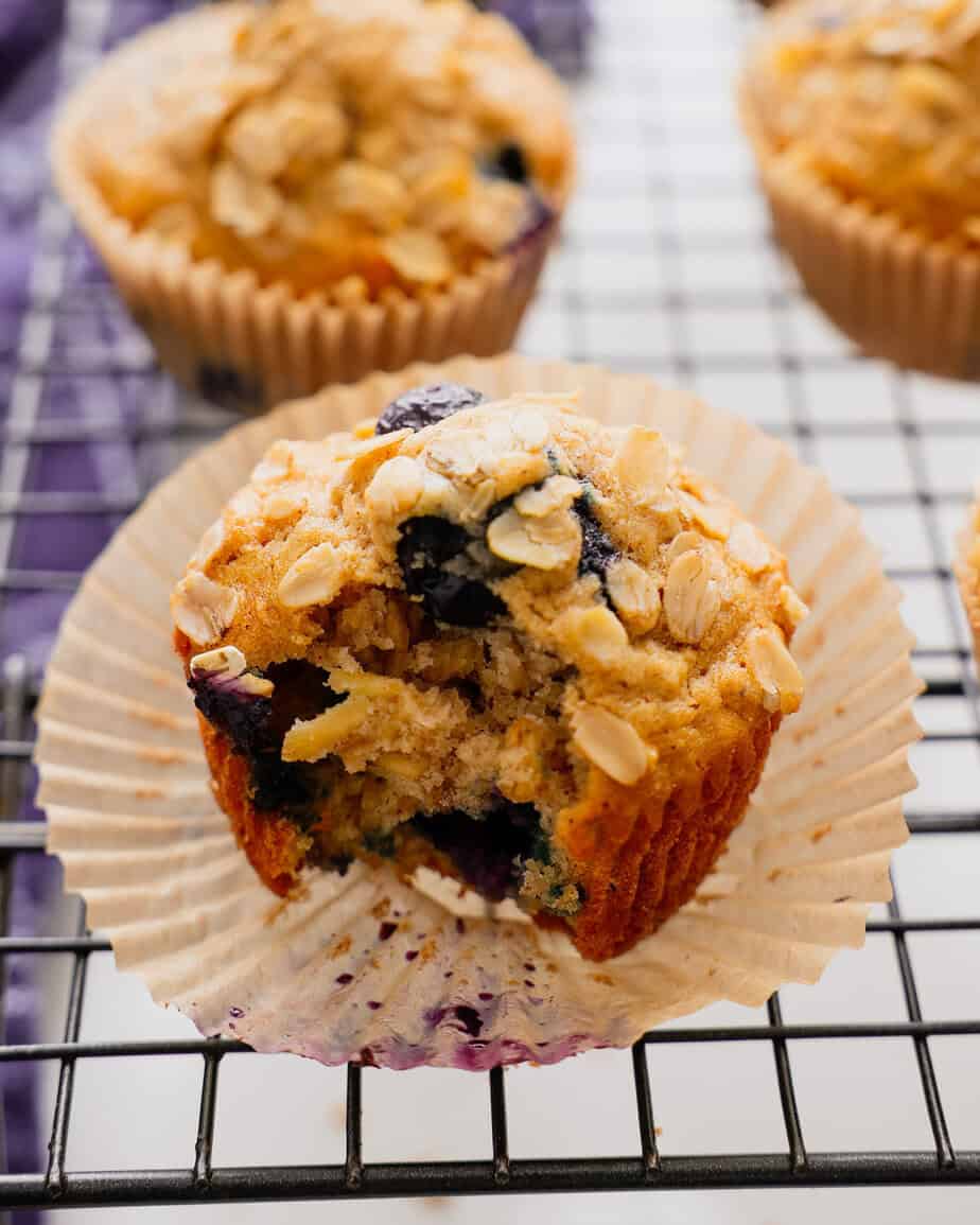 Blueberry Oatmeal Muffins