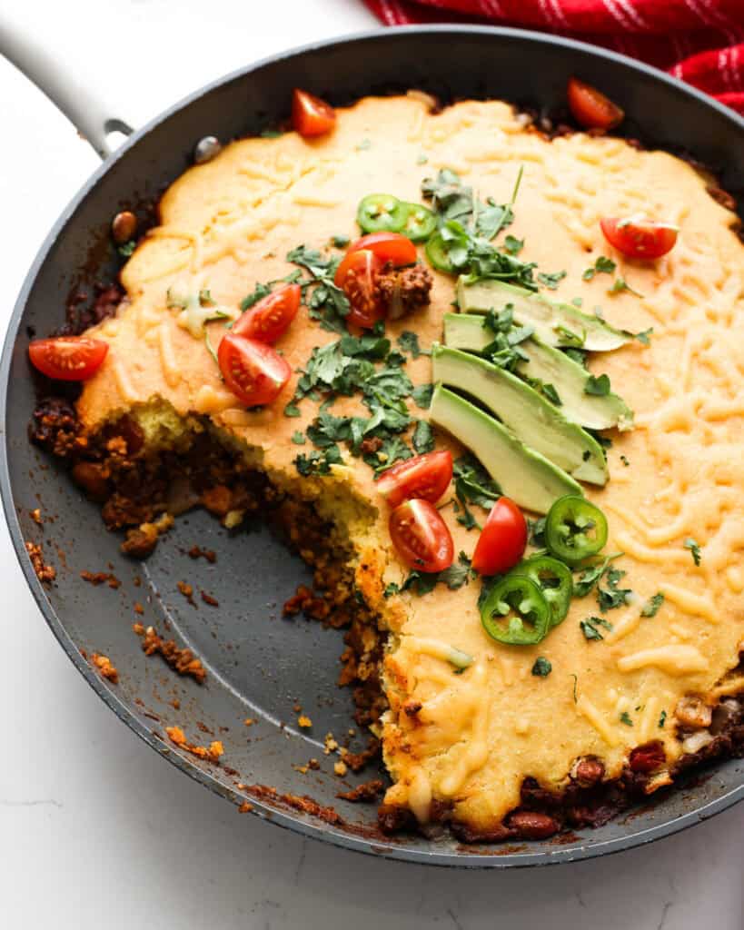 Chili Cornbread Casserole
